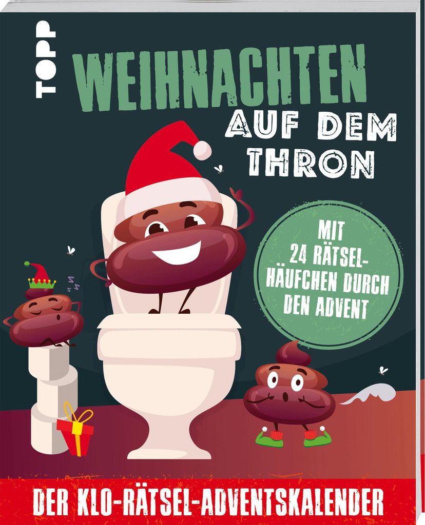 Weihnachten auf dem Thron: Der Klo-Rätsel-Adventskalender. Produktbild 