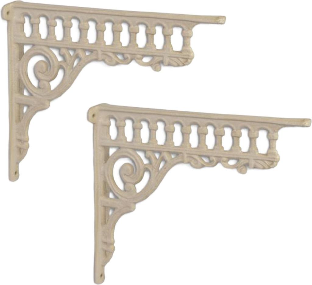 Regalhalter Regalträger Eckwinkel Gusseisen 2er Set