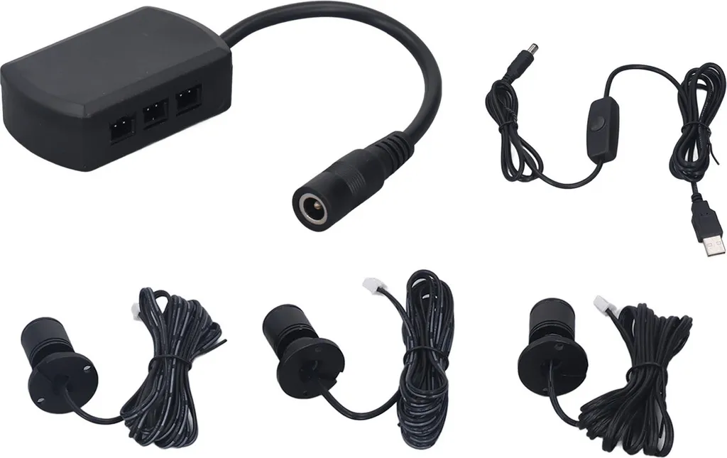Mini Spot LED USB 5V - Illuminazione d'Accento per Modellismo e Teche