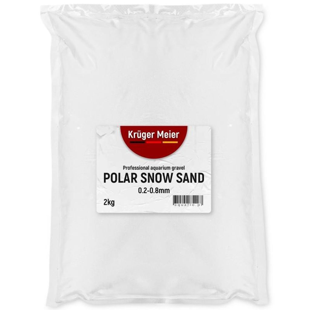 Kruger Meier Polar Snow Sand 0,2-0,8 mm - Sabbia per Immagine del prodotto 