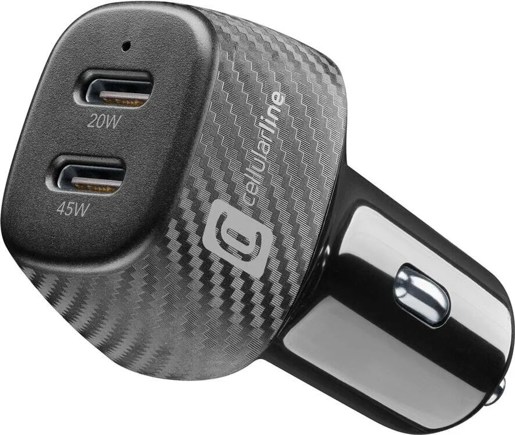Chargeur voiture pour PC portable et smartphone 65W USB-C Multipower