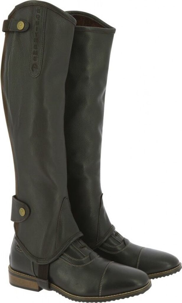 EQUITHÈME Soft Mini-Chaps, Chaps in zwei Farben, Farbe:Schwarz, Größe:s/std