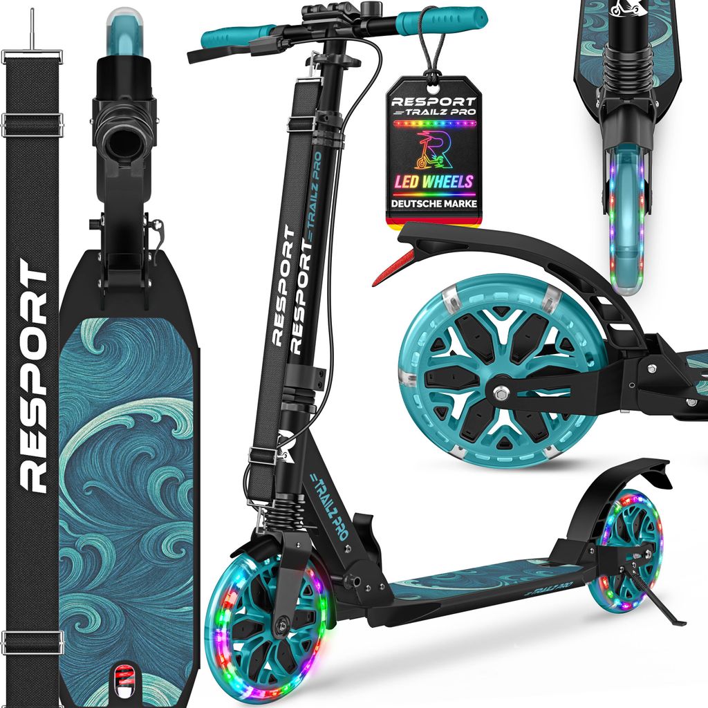 RE:SPORT® Cityroller für Kinder & Erwachsene mit LED, Produktbild 