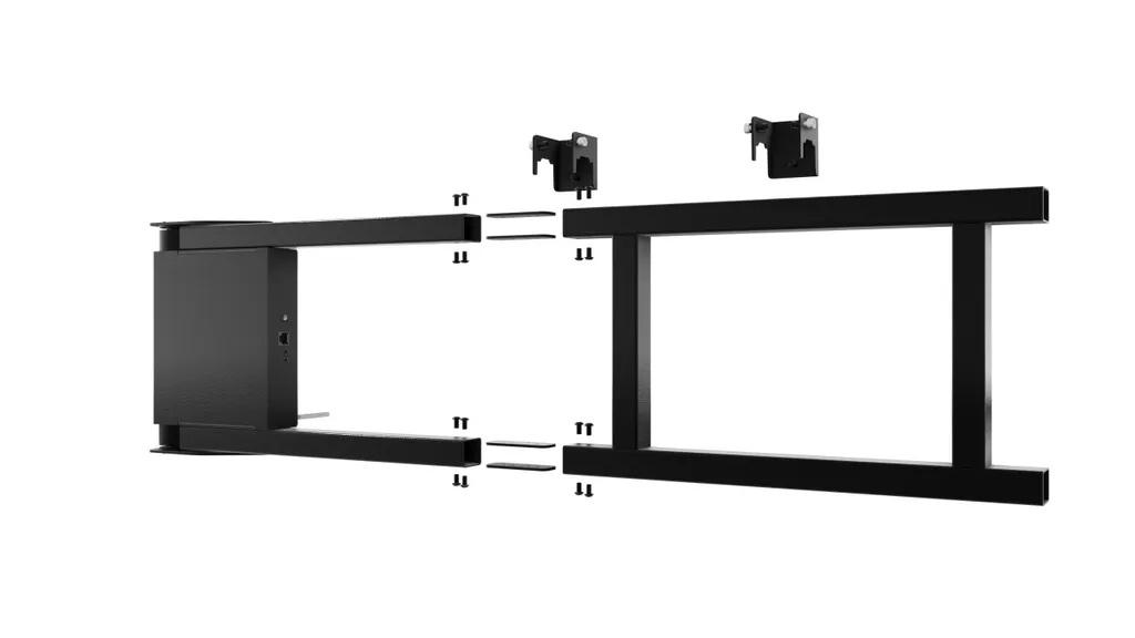 Support mural TV télécommandé et pivotant pour écran plat LED OLED - 10