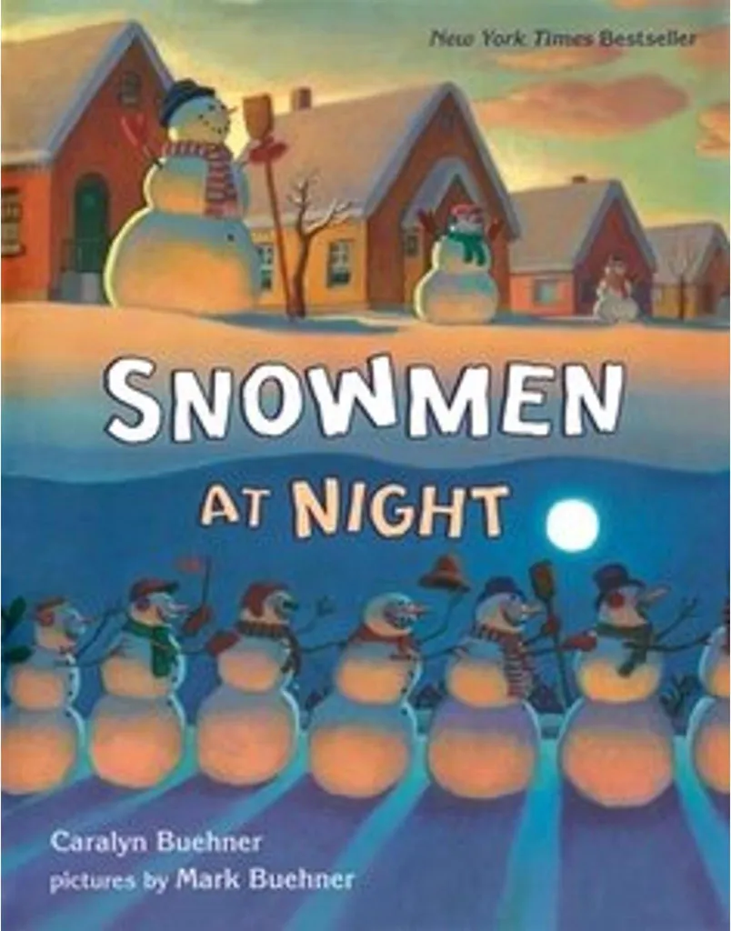 Livre Snowmen at Night de Caralyn Buehner album illustré enfant