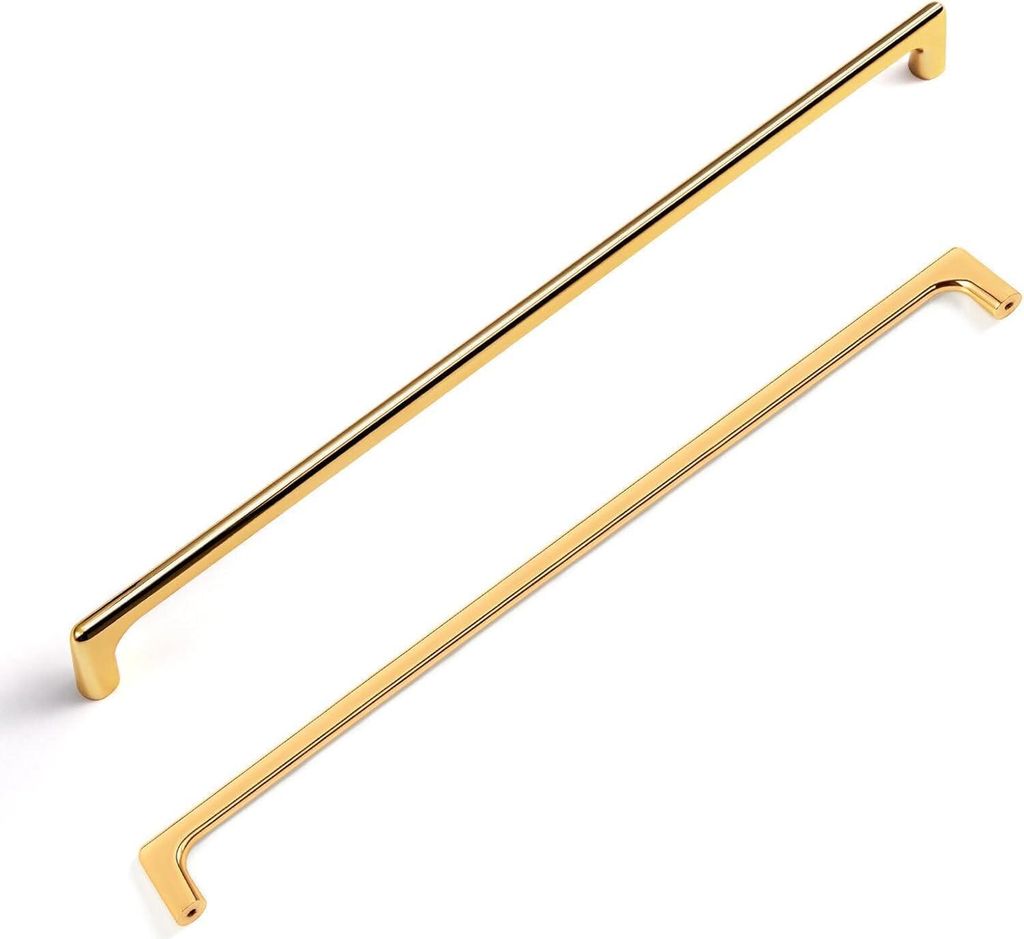 Goldene Küchenschrankgriffe - 6 Stück - 224mm