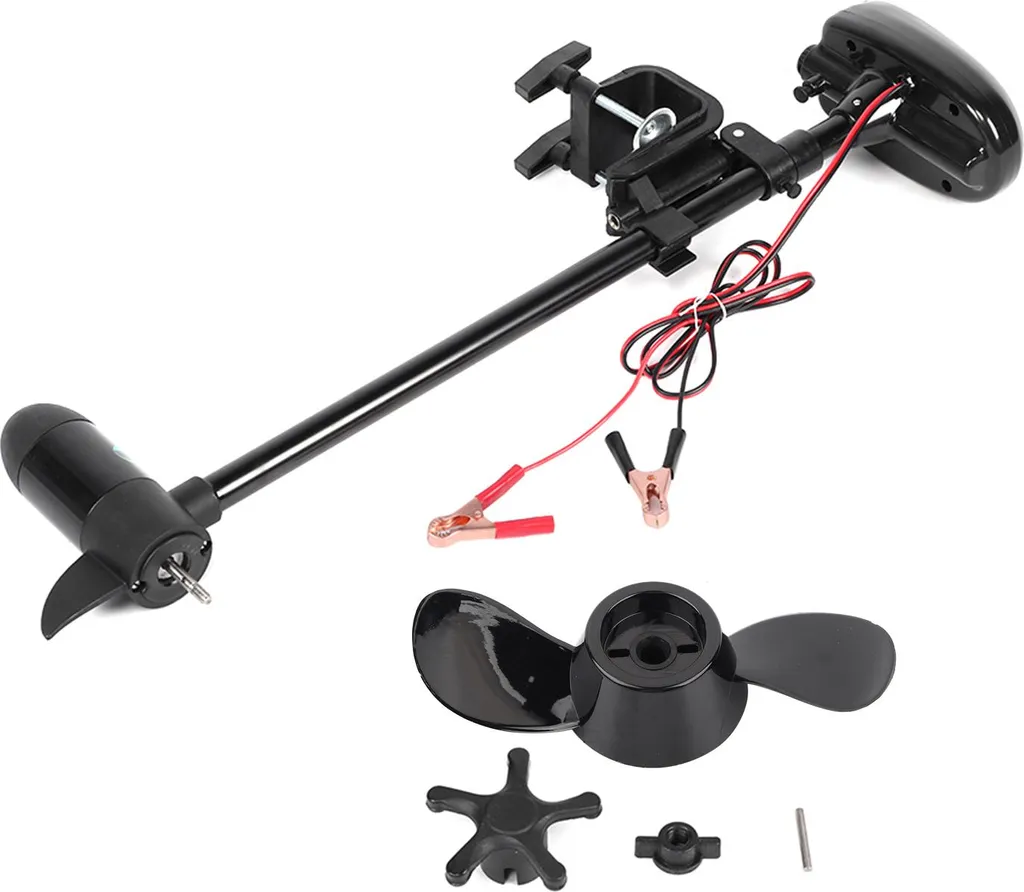 Moteur Électrique 12V 18 lbs : Naviguez sans Effort sur Bateau Gonflable