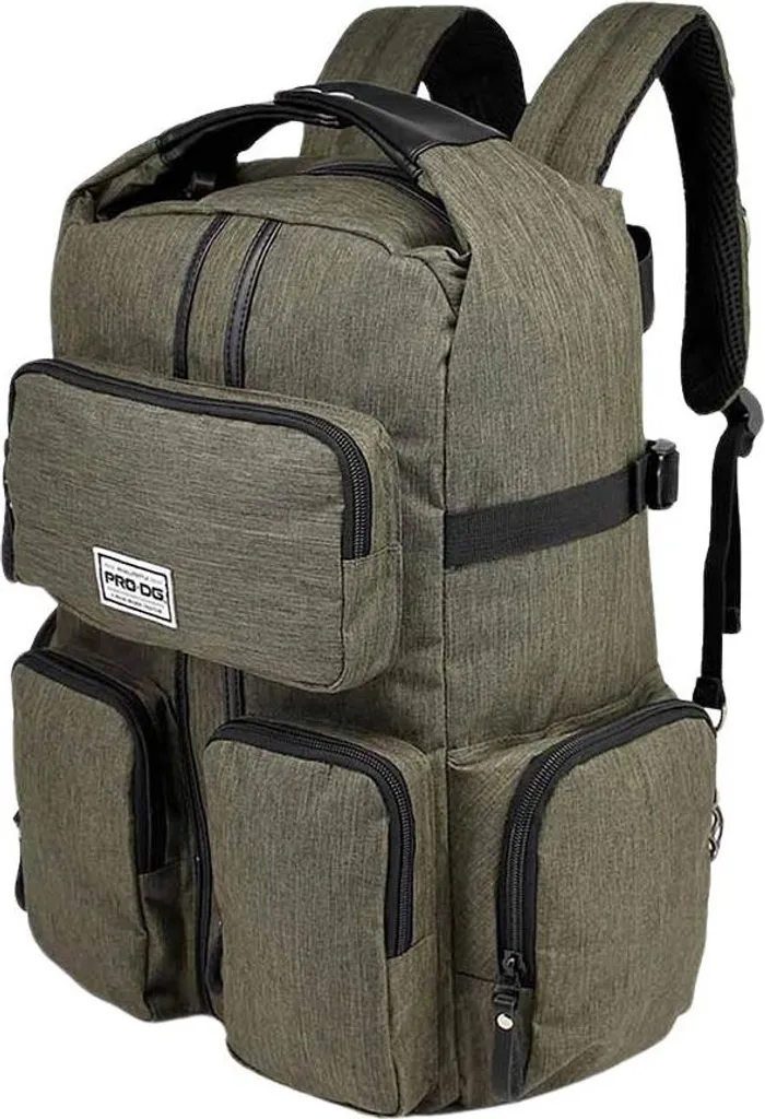Zaino Tattico Urban Premium 35x44x17 cm Verde Militare Doppio Vano