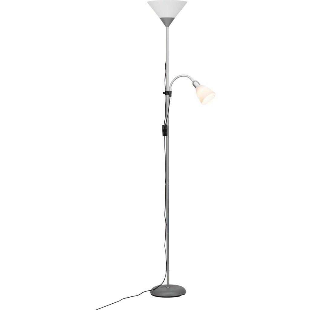 Brilliant Spari LED Deckenfluter mit Lesearm E27 10W/8W Produktbild 