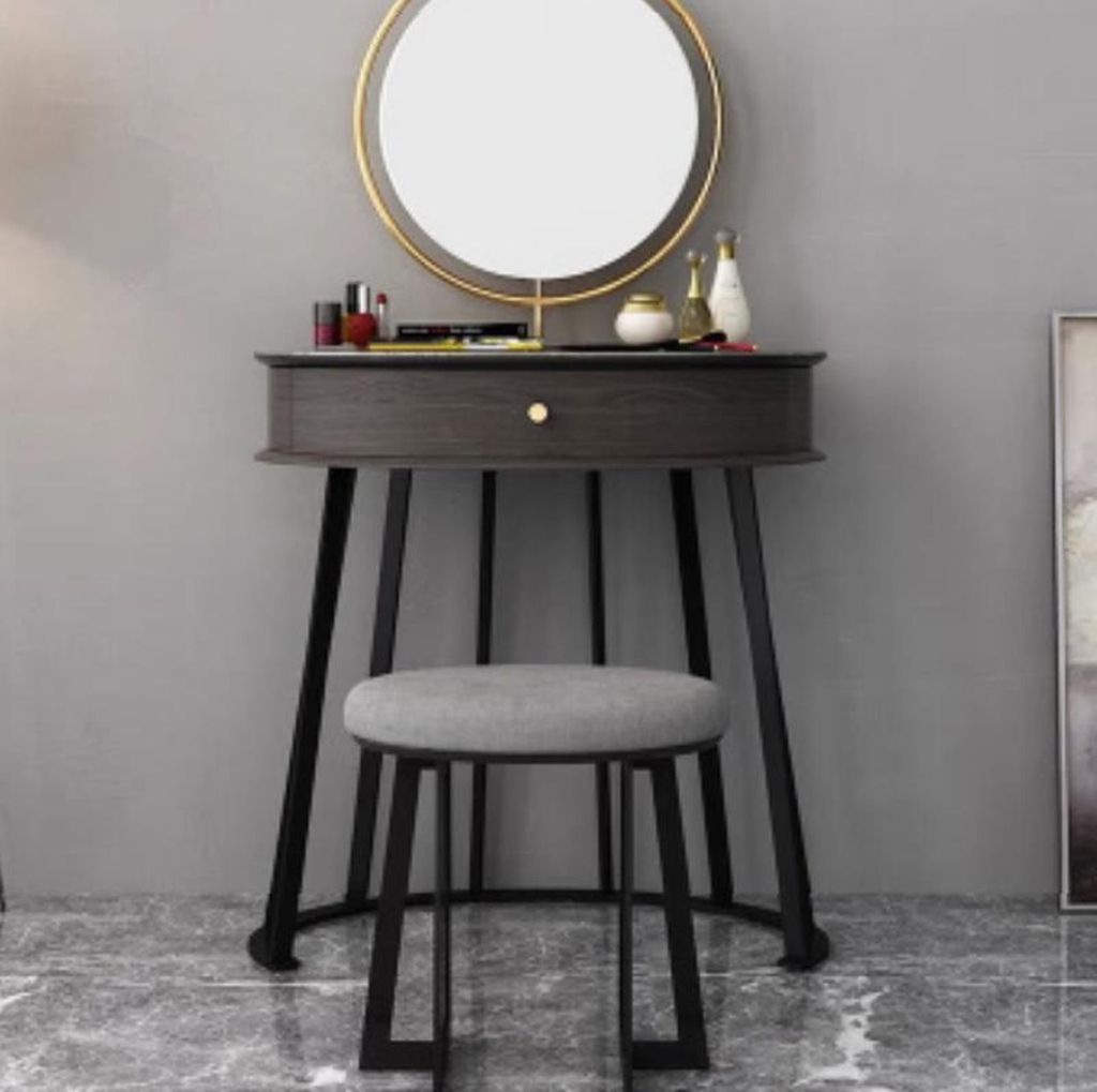 Schminktisch Spiegel Stuhl Luxus Konsole Kommode Schlafzimmer 2tlg. Set Tische