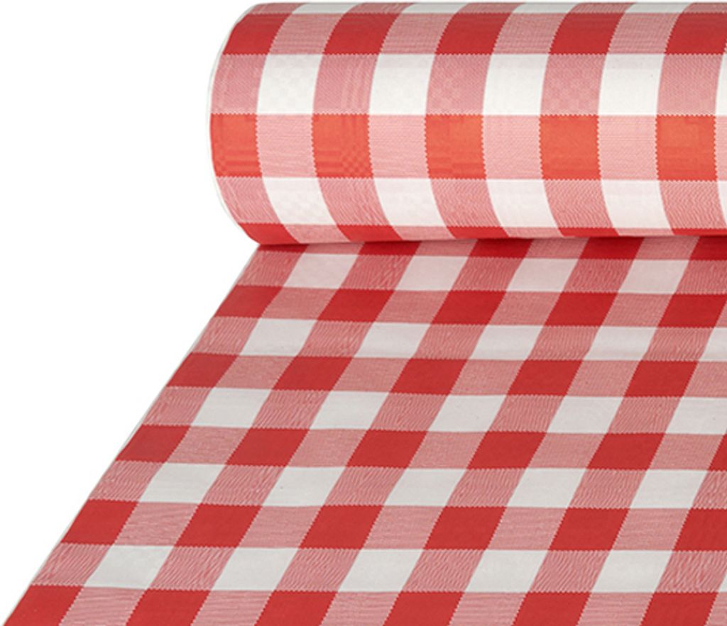 PAPSTAR Damast-Tischtuch "Vichy Karo" (B)1,0 x (L)50 m