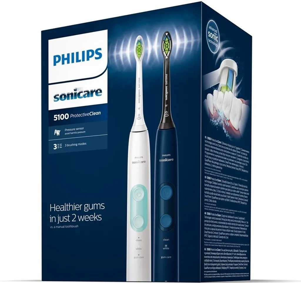 Philips Sonicare 5100 ProtectiveClean Capteur de Pression et 3 Modes Soin - 11
