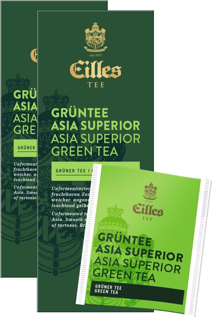 Teebeutel GRÜNTEE ASIA SUPERIOR von Eilles, Sparpack mit Produktbild 