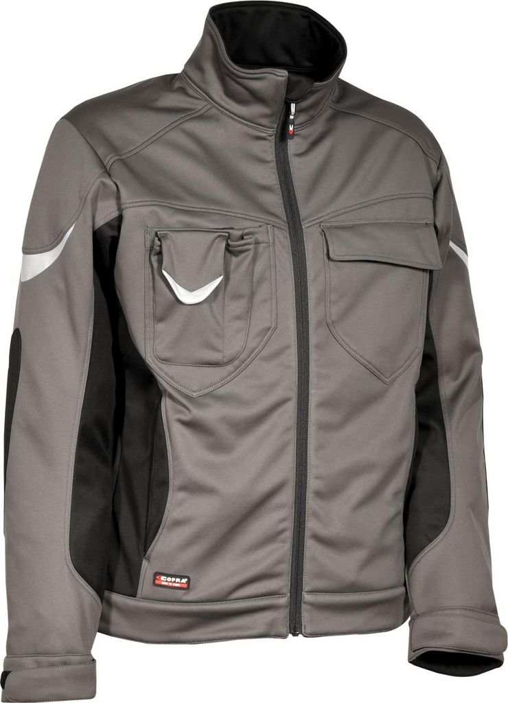 Cofra Softshelljacke, atmungsaktiv, dehnbarer Stretch anthrazit 56
