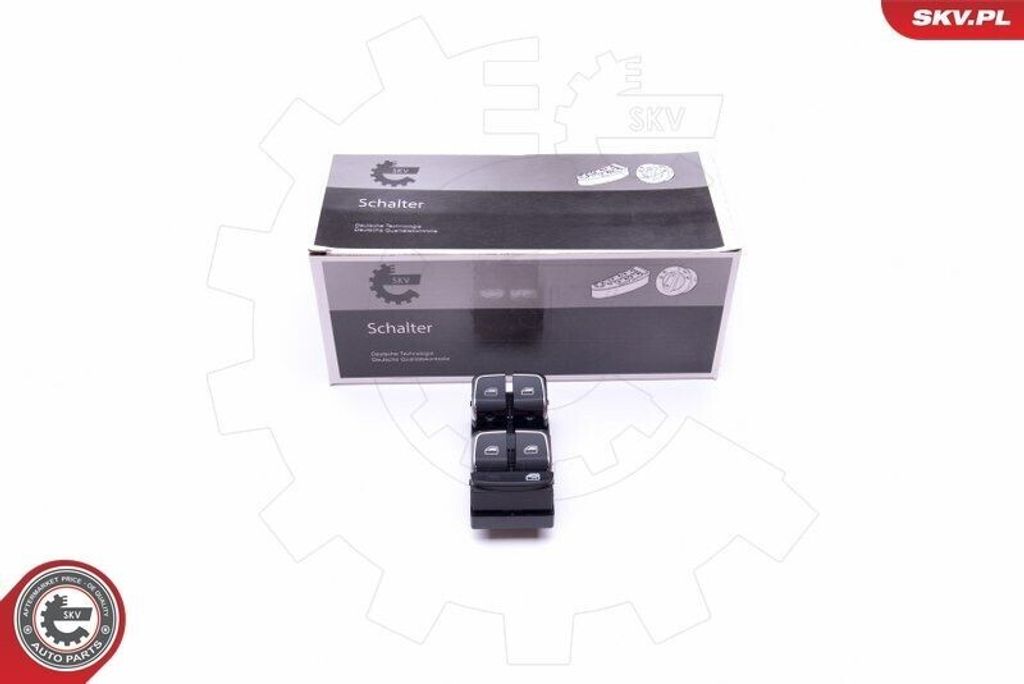 ESEN SKV 37SKV145 Fensterheberschalter für AUDI A4 Avant (8K5, B8) Fensterheber Schalter