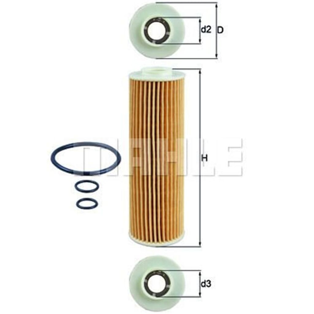 Mahle Ölfilter für Mercedes C-Klasse E-Klasse SLK
