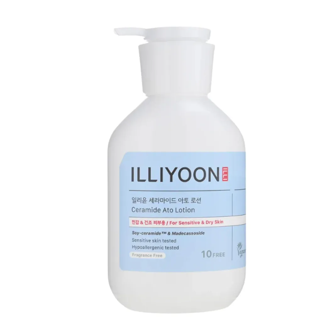 Lait Corporel Hydratant aux Céramides Illiyoon pour Peau Sensible 350ml