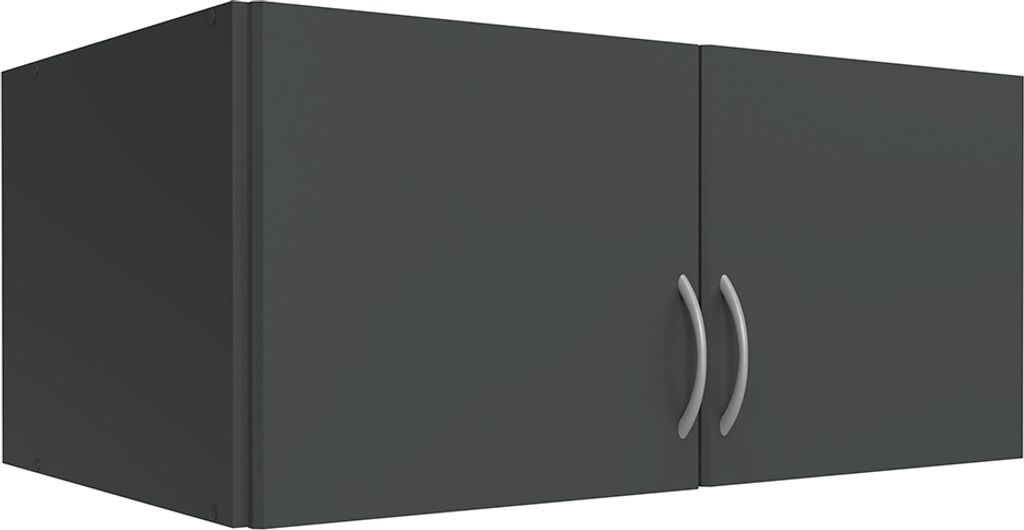 Aufsatzschrank graphit MIAMI-43, B/H/T ca. 70/40/40 cm