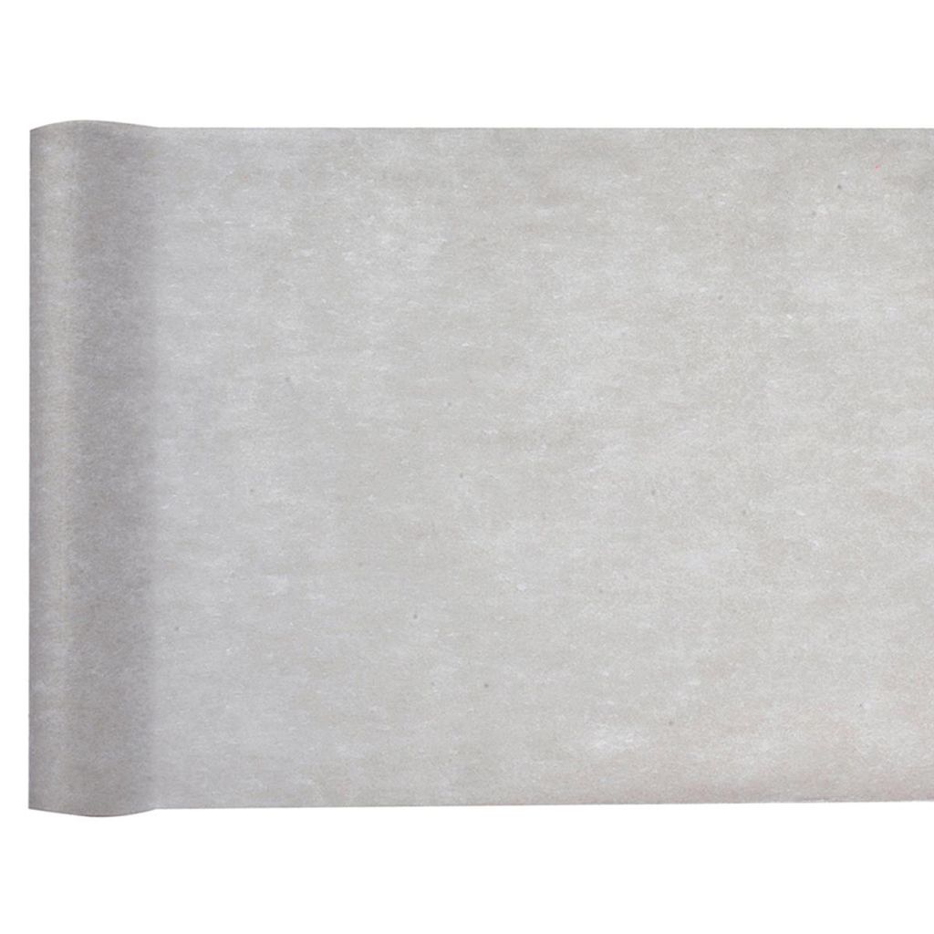 Tischläufer Vlies Dekostoff 30 cm x 25 m - Grau Produktbild 