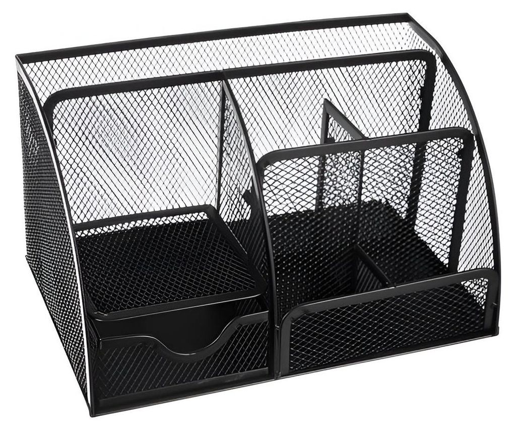 Verk 01651 Drátěný stolní odkladač multifunkční černý Obrázek produktu 