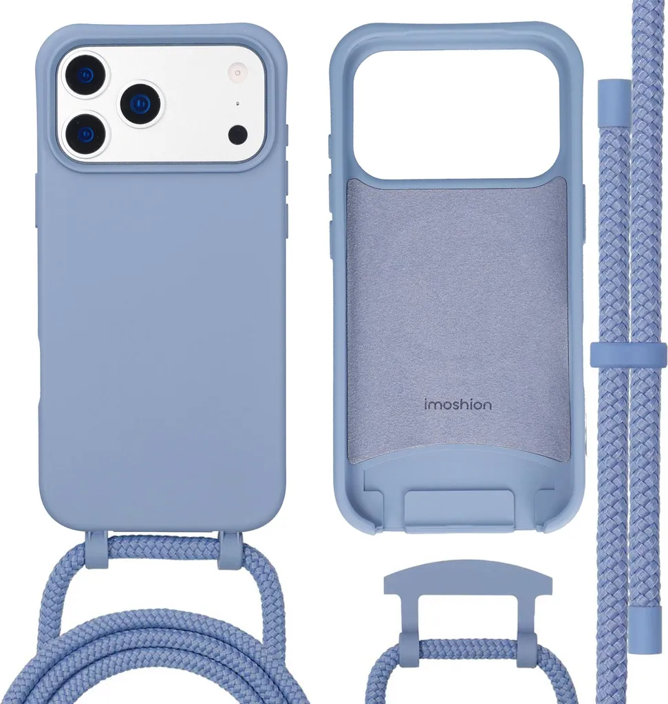 SUPCASE Cover per iPhone 17 Pro (UBGrip Pro), [Pellicola Temperata Integrata e Supporto] [Compatibile con MagSafe] - Custodia Magnetica a Protezione Totale per iPhone 17 Pro (Blu