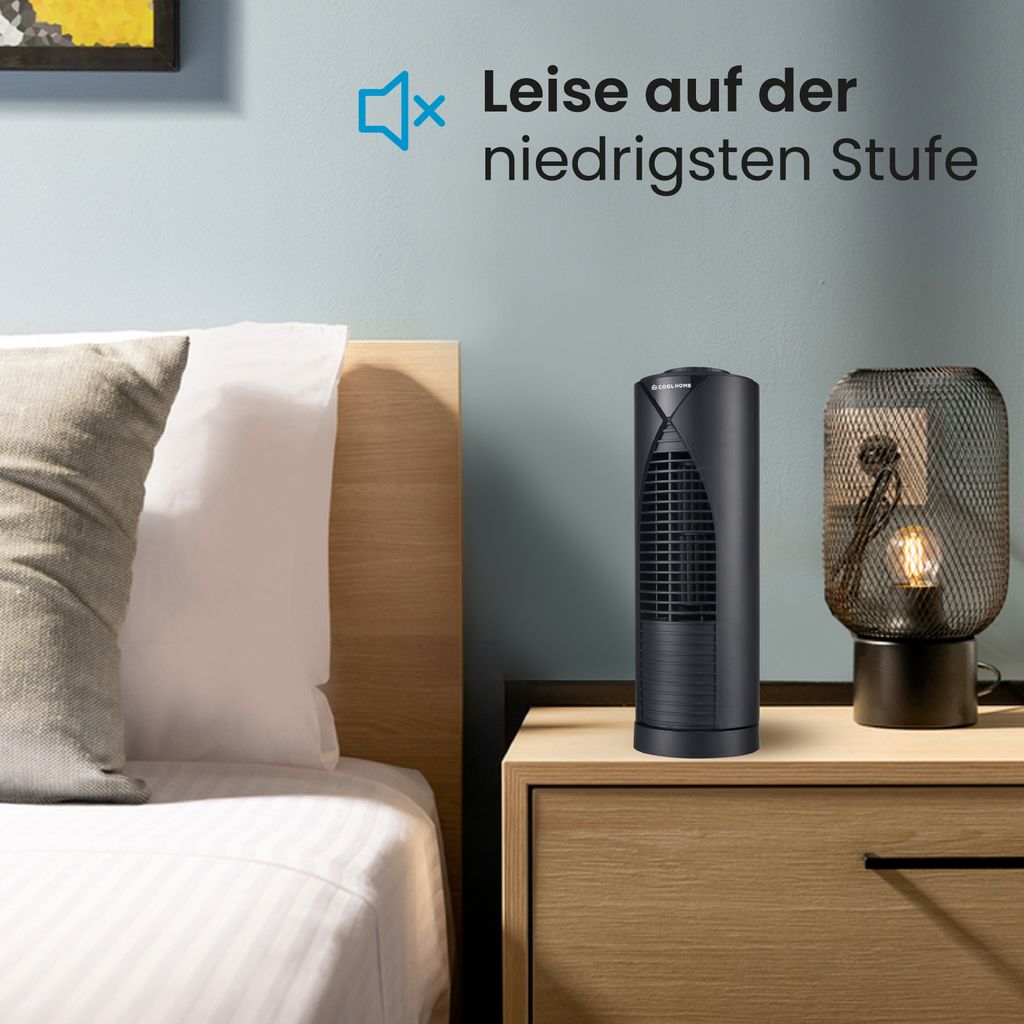 CoolHome Tischventilator - Leiser Ventilator mit Produktbild 5