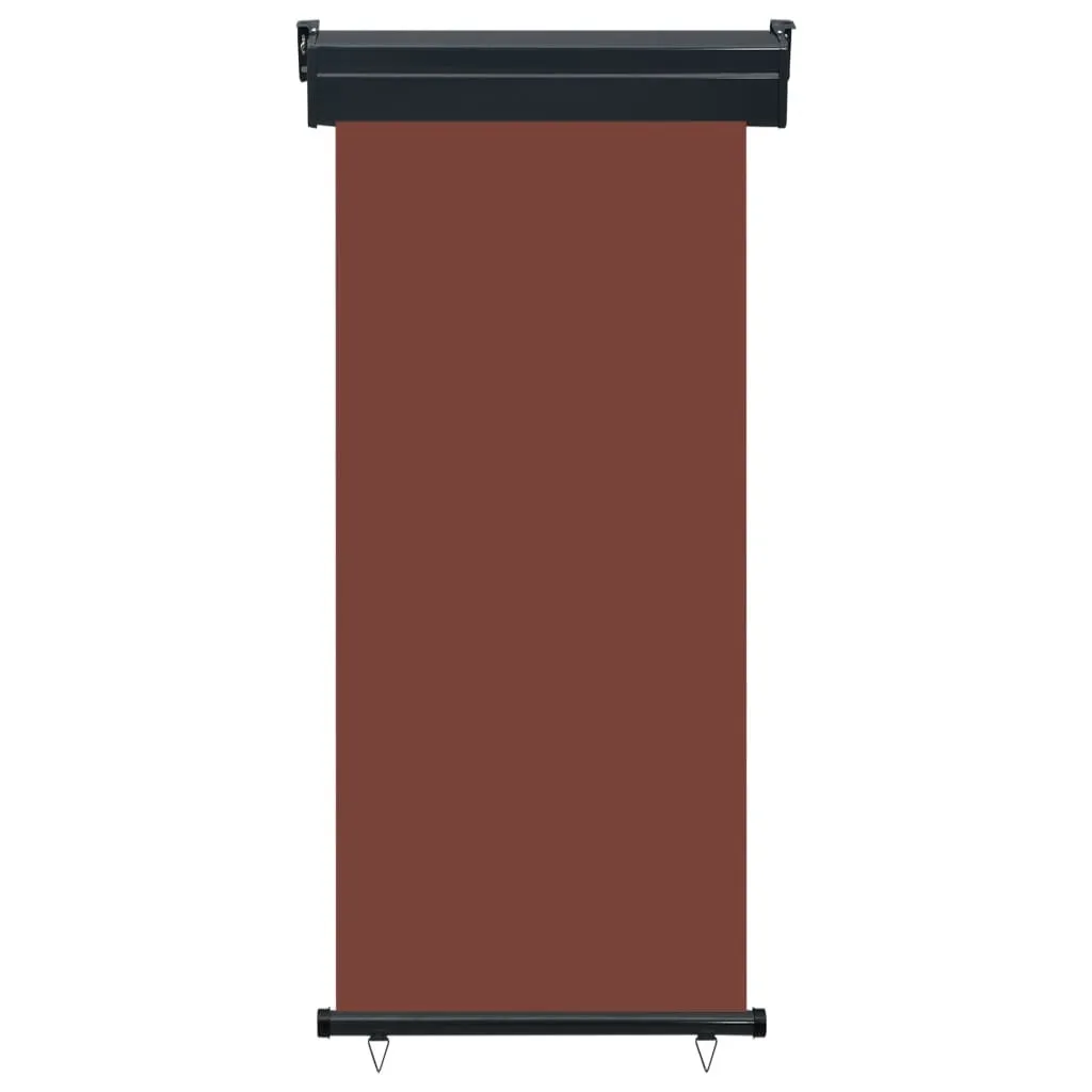 Tenda Laterale Retrattile 85x250 cm Marrone | vidaXL Struttura Alluminio