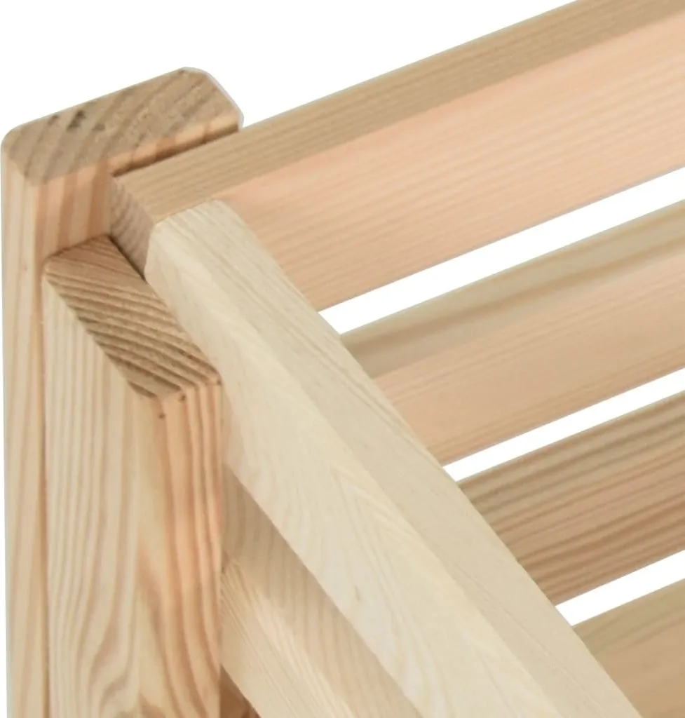 Caisse à pommes de terre aérée en pin massif 60cm structure robuste - 6