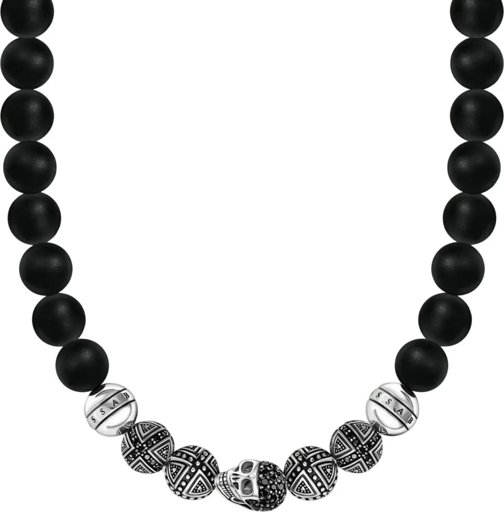 Collier Long Homme en Argent Thomas Sabo Rebel at Heart Maille 70cm
