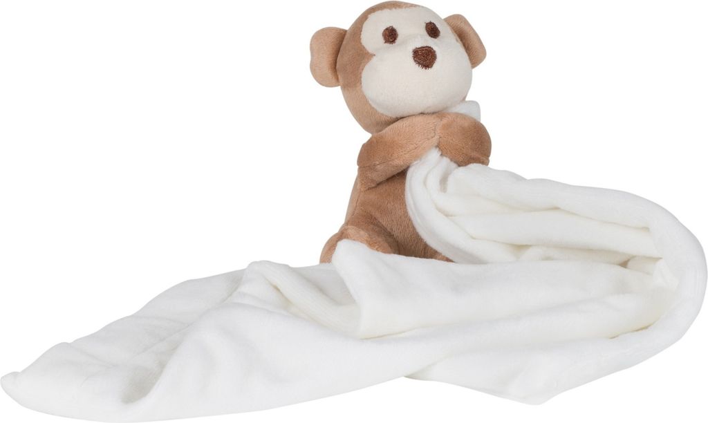 Mumbles Baby Jungen/Mädchen Plüsch Affe Schnuffeltuch (2 Stück/Packung) RW6678 (Einheitsgröße) (Creme/Braun)