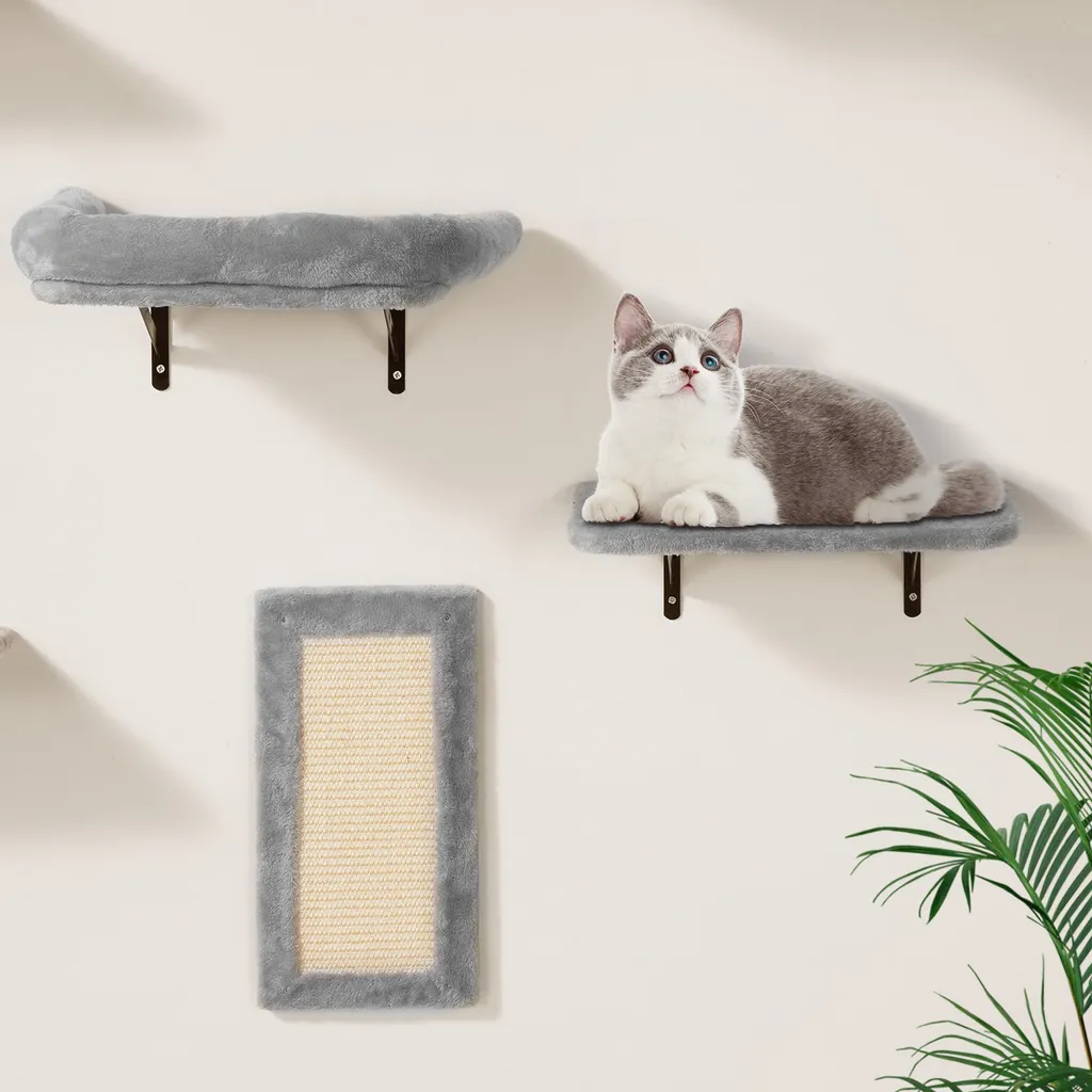 Mur d'escalade chat lot de 6 : la solution pour chats actifs en intérieur - 8