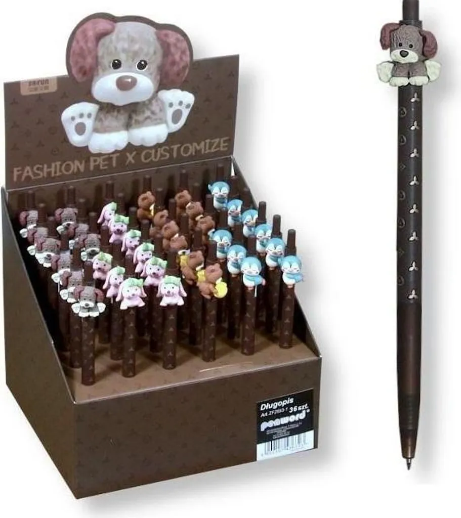 Stock 36 Penne Gel Moda Pet: Fornitura Bulk per Rivenditori e Scuole