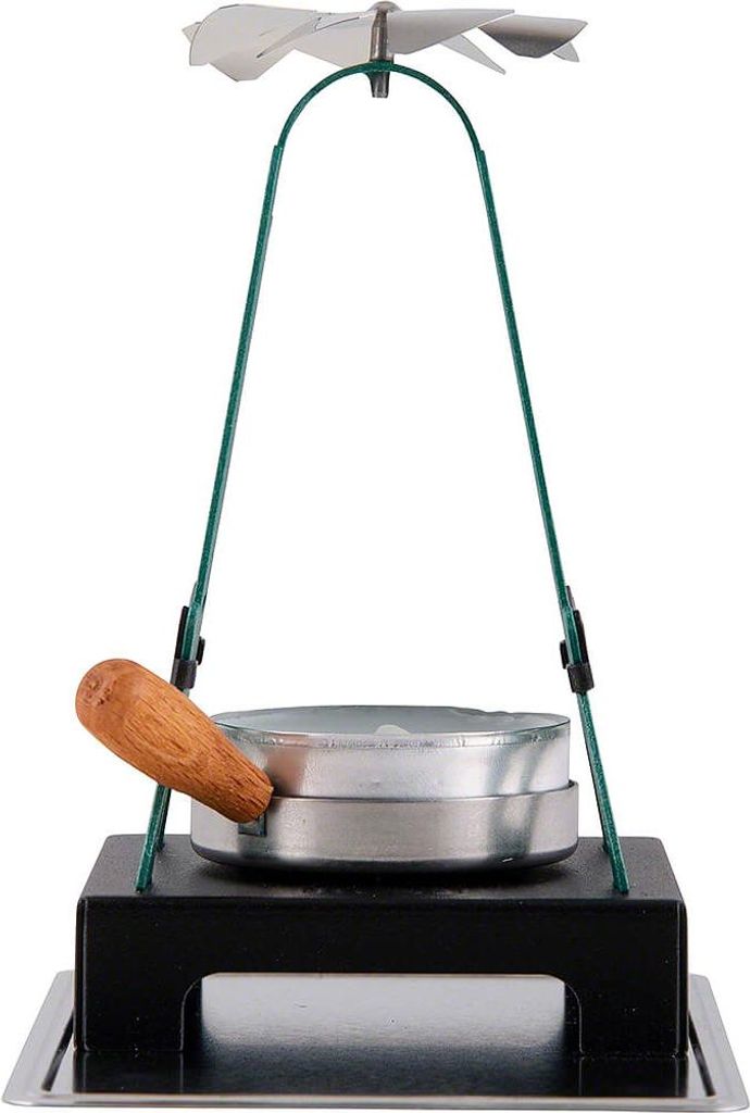 Pyramide "Die Schillernde" grün (11cm) von Huss Räucherkerzen