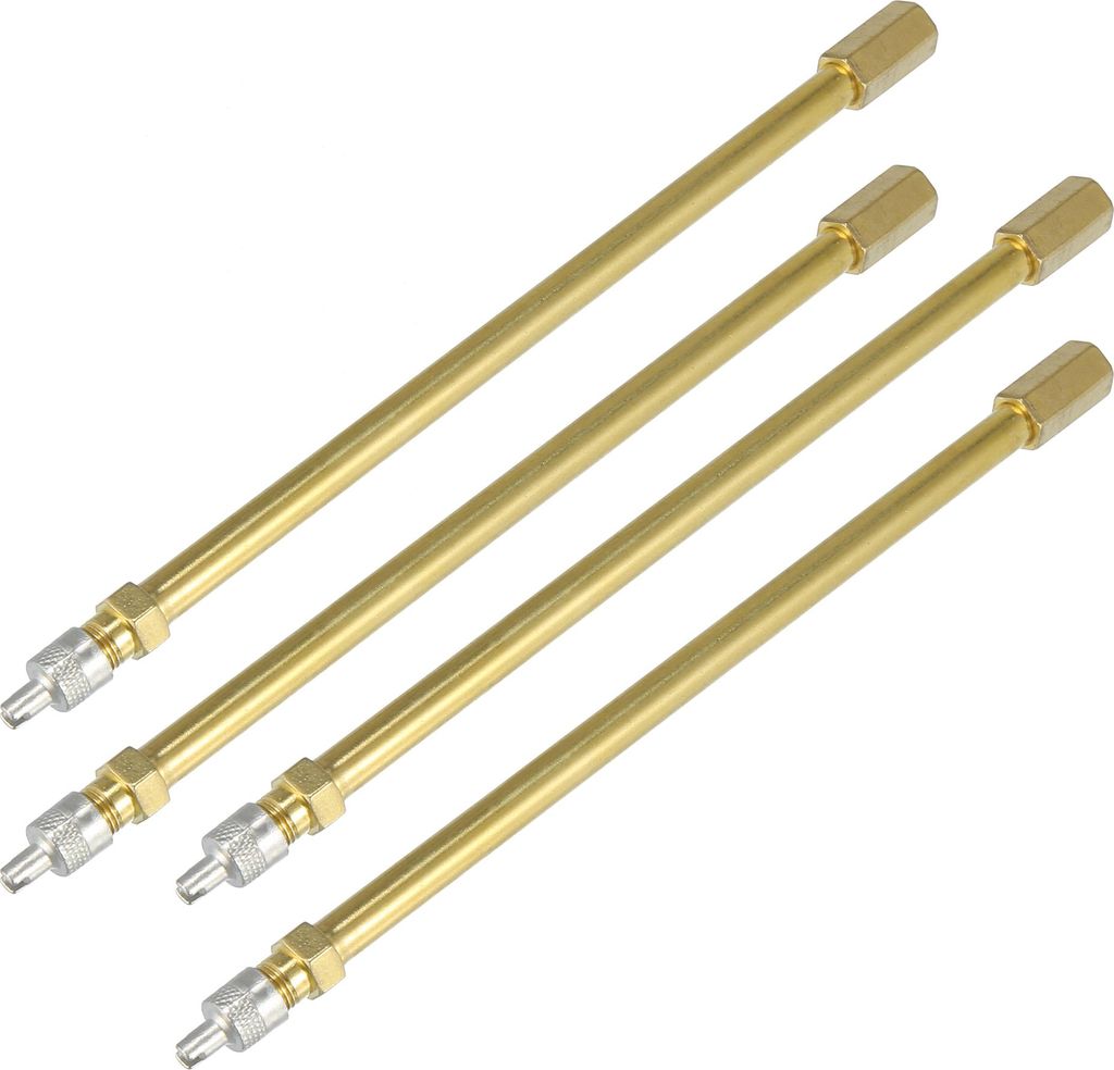 4 Stück Autoreifen Ventilschaft Luftfüll Verlängerung Adapter 180mm/7.09"