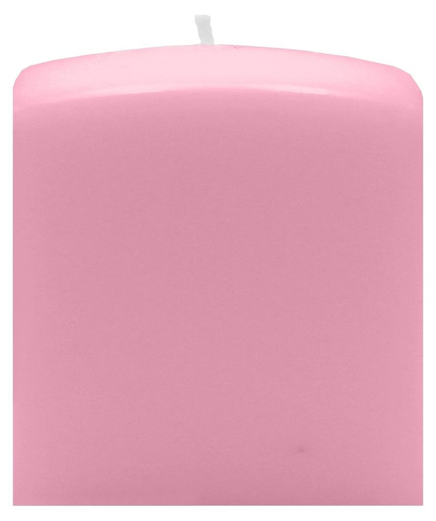 Quader Kerzen Rosa 8 x Ø 7/7 cm, 8 Stück Produktbild 