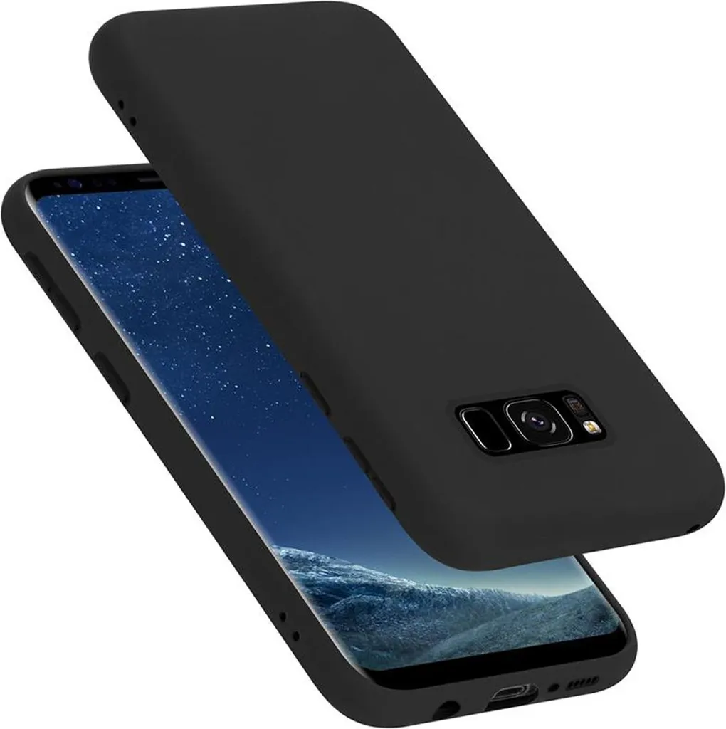 Custodia Cadorabo Samsung S8 Nera: Cover TPU Morbida Antiscivolo