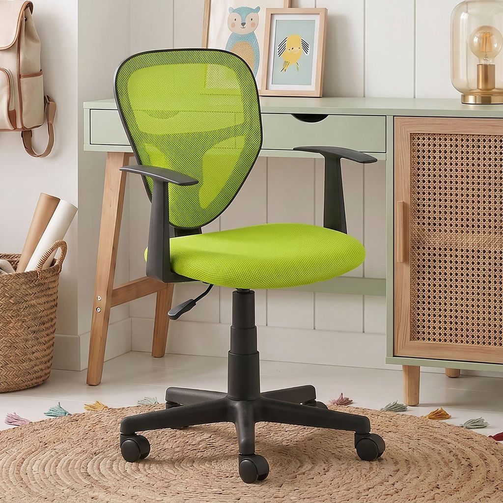 Schreibtischstuhl Kinder STUDIO ergonomisch, Grün - Produktbild 