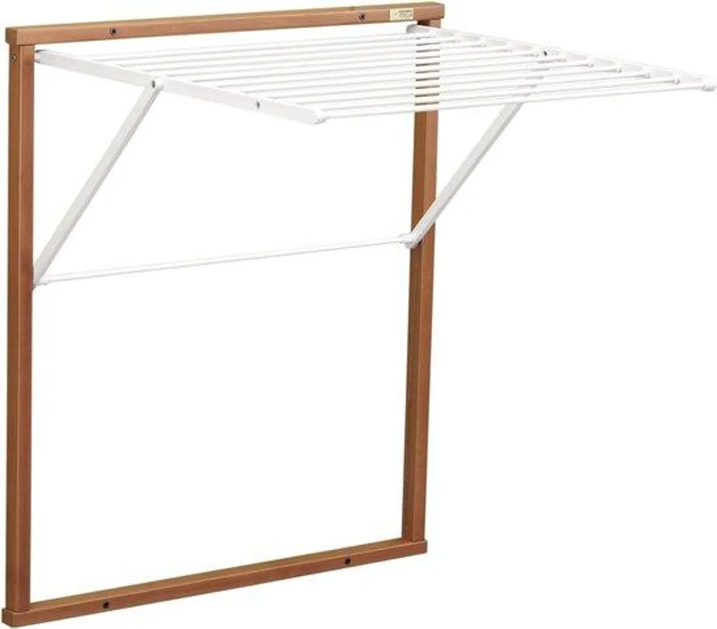 Séchoir mural pliable pour en finir avec le linge qui encombre