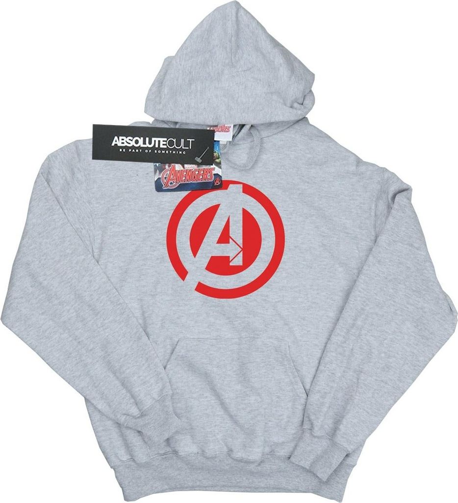 Marvel - "Avengers Assemble" Kapuzenpullover für Jungen BI14061 (116) (Grau)