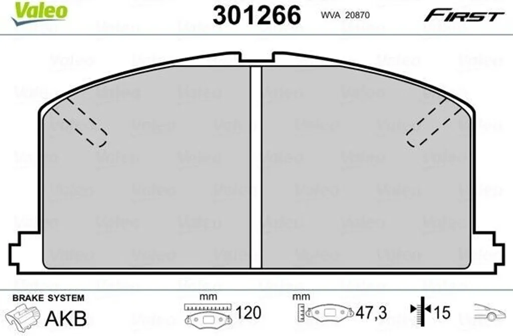 Plaquettes de frein avant anti-bruit pour Toyota Corolla et Starlet