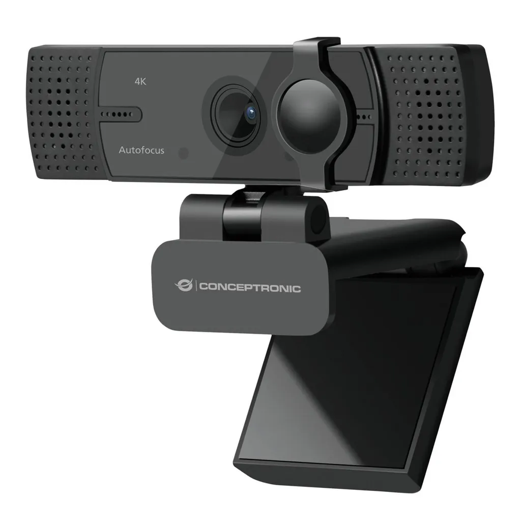 Webcam 4K AMDIS Conceptronic : Finissez-en avec les Images Floues en Appel