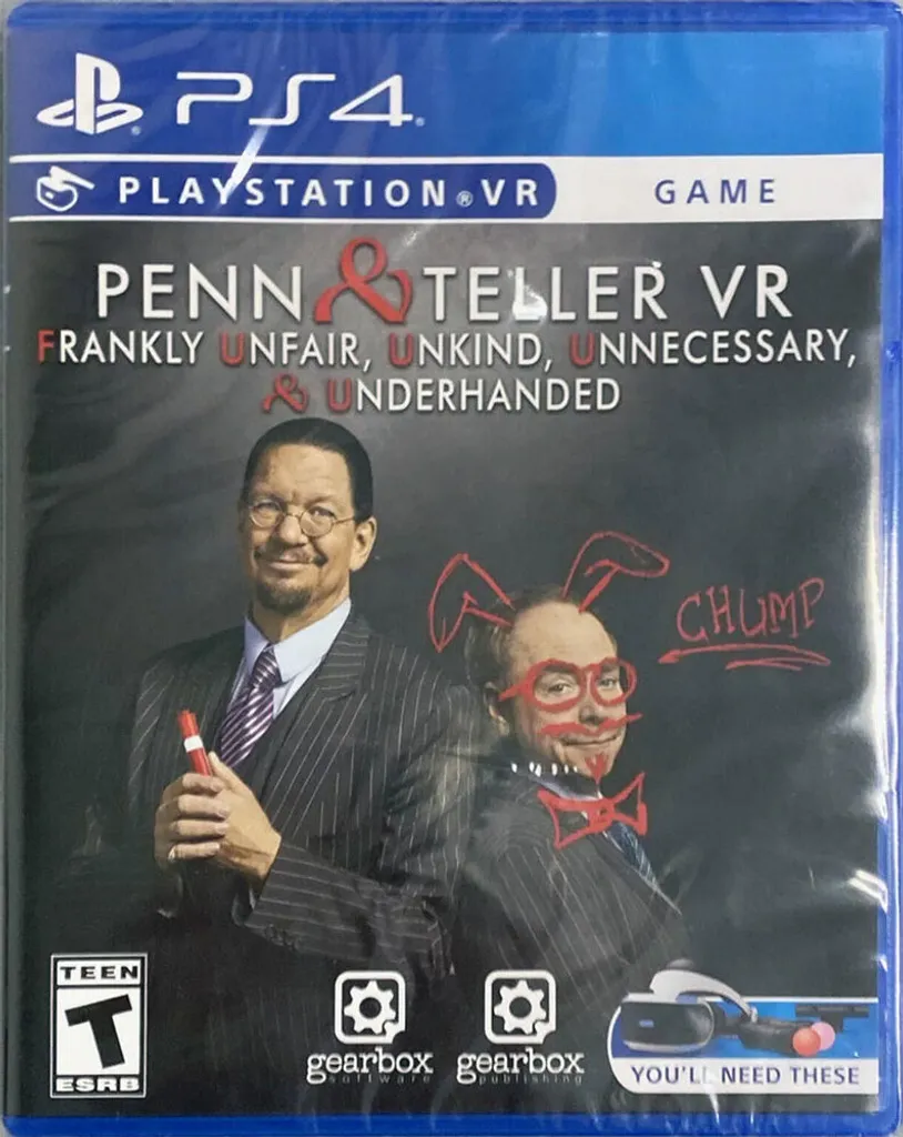 Jeu de Réalité Virtuelle Penn & Teller VR Frankly Unfair PS4 Edition PAL