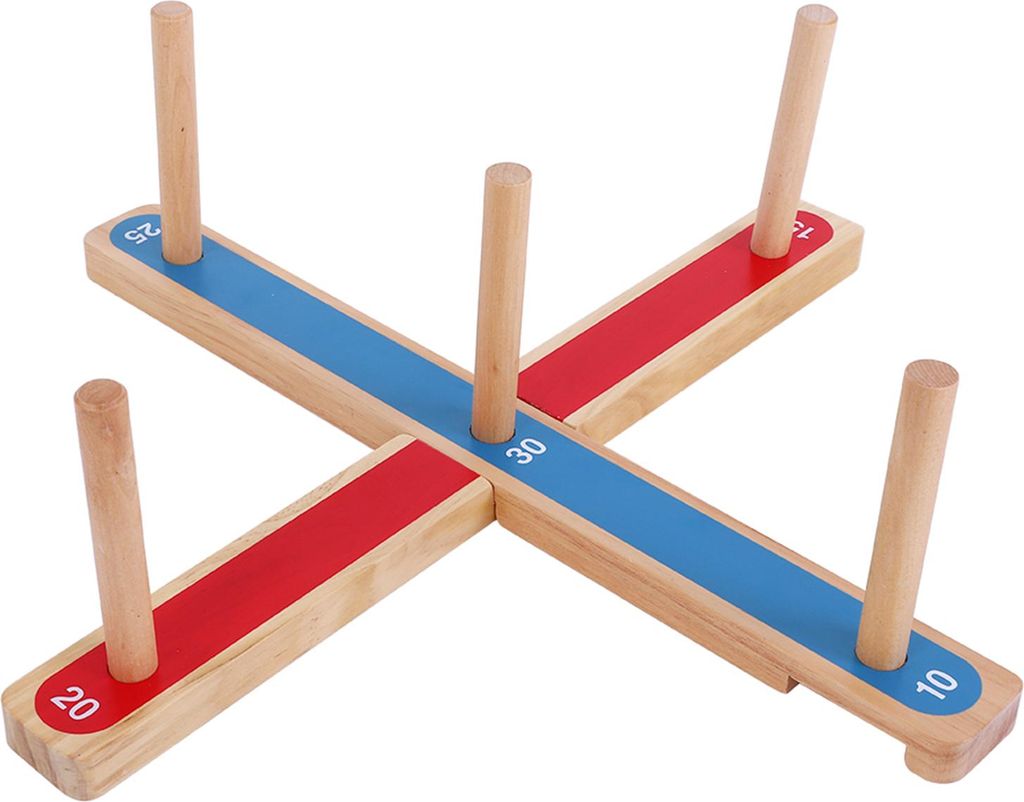 Ring Toss Hoopla Game Set Ringelwurfspiel Partyspiel für Erwachsene Kinder