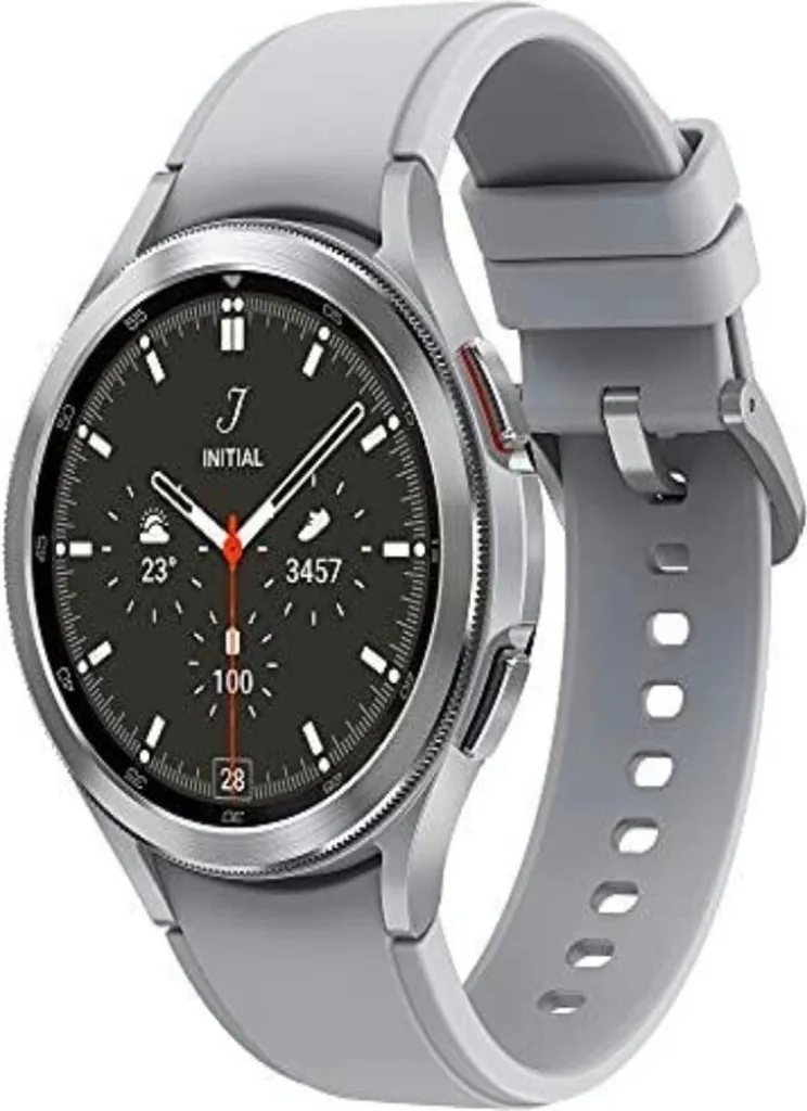 Samsung Galaxy Watch4 Classic 46mm LTE Argent Sport et Santé R895