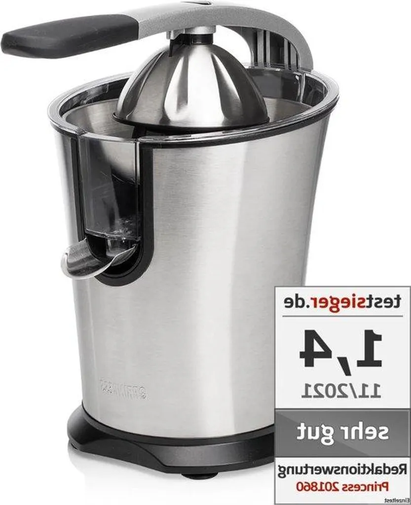 Presse-agrumes Électrique Professionnel Inox 300W pour Jus de Fruits