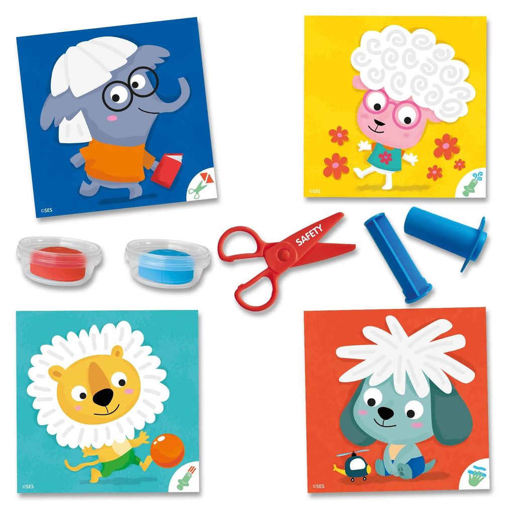 SES Creative My First - Knetfrisuren, Knetmasse-Spielset, Produktbild 