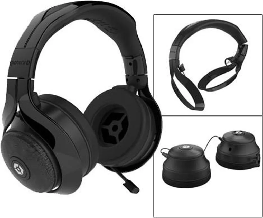 Casque Gaming sans Fil Flow 300 BT Noir avec Micro pour Multijoueur