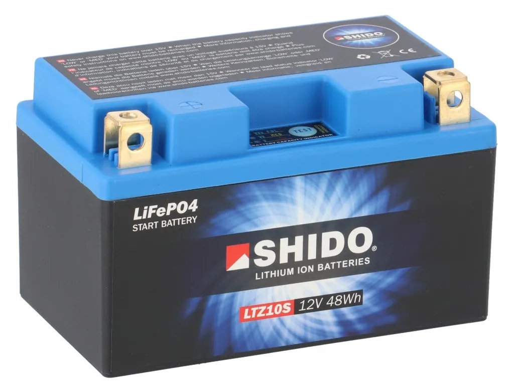 Batterie Shido LTZ10S Lithium Ion 12V 240A : Fini les Panne de Batterie