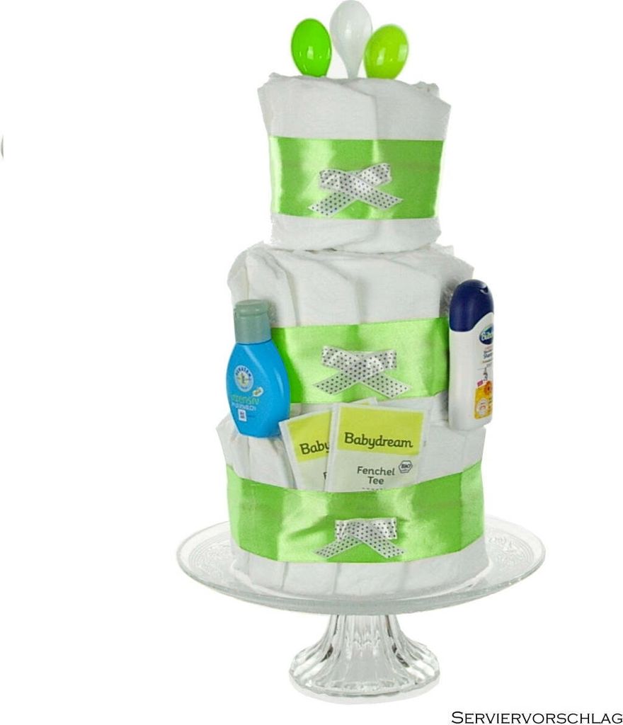 Windeltorte Basic grün Produktbild 
