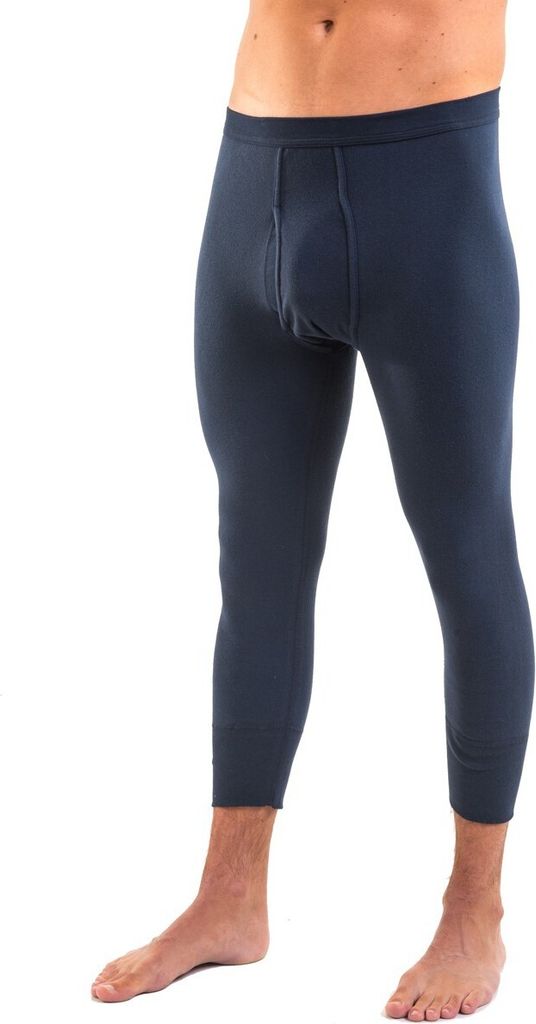 HERMKO Herren lange Unterhose 3x Bio-Baumwolle Eingriff Weichbund Übergröße 3540